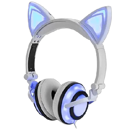 LIMSON LX-R107 Cat Ear Headphones with LED Lights